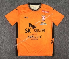 2023-2024 Jeju United Home Orange Thailand Soccer Jersey AAA-417