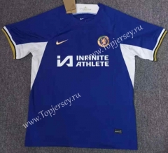 With Sponsor Version 2023-2024 Chelsea Home Blue Thailand Soccer Jersey AAA
