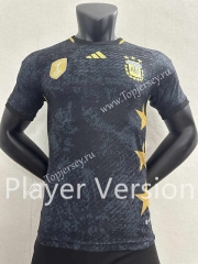 Player Version 2023-2024 Specail Version Argentina Black&Gray Thailand Soccer Jersey AAA-2016