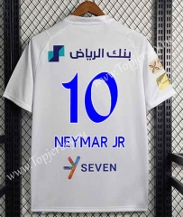2023-2024 Al Hilal SFC Away White (#10  neymar jr) Thailand Soccer Jersey AAA