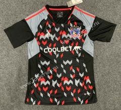 2023-2024 Colo-Colo 2nd Away Black&Red Thailand Soccer Jersey AAA-GB