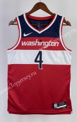2023 Washington Wizards Away Red #4 NBA Jersey-311