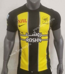2023-2024 Al Ittihad Saudi Home Yellow&Black Thailand Soccer Jersey AAA-2483