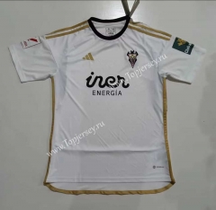 2023-2024 Albacete Balompié Home White Thailand Soccer Jersey AAA-7T