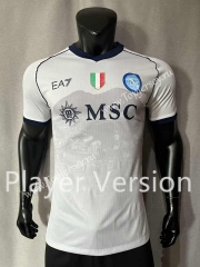 Player Version 2023-2024 Napoli Away White Thailand Soccer Jersey AAA-4691