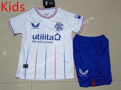 2023-2024 Rangers Away White Kids/Youth Soccer Uniform-507