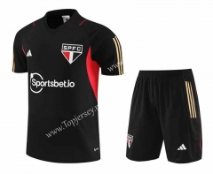 2023-2024 Sao Paulo Futebol Clube Black Thailand Soccer Uniform-4627