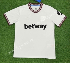 (S-4XL) 2023-2024 West Ham United 2nd Away White Thailand Soccer Jersey AAA-403