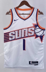 2024 Phoenix Suns White #1 NBA Jersey-311