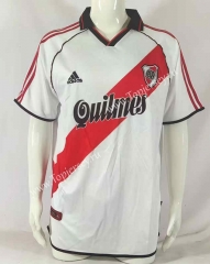 Retro Edition 00-01 River Plate Home White Thailand Soccer Jersey AAA-503
