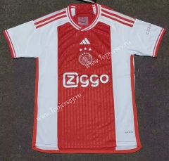 2023-2024 Ajax Home Red&White Thailand Soccer Jersey AAA-2483