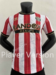 Player Version 2023-2024 Sheffield Home Red&White Thailand Soccer Jersey AAA-2016