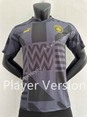 Player Version 2023-2024 Manchester City Black&Gray Training Soccer Jersey AAA-2016