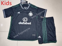 2023-2024 Celtic Away Black Kids/Youth Soccer Unifrom-507