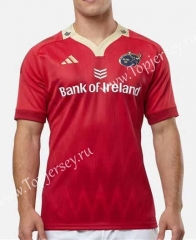 2024 Muenster City Home Red Thailand Rugby Jersey