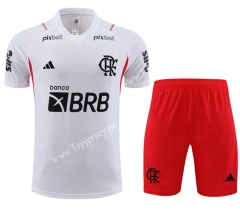 2023-2024 Flamengo White Thailand Soccer Uniform-4627
