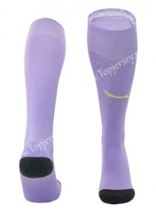 2023-2024 Manchester City Goalkeeper Purple Thailand Soccer Socks