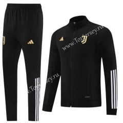 2023-2024 Juventus Black Thailand Soccer Jacket Uniform-LH
