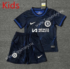2023-2024 Chelsea Away Royal Blue Kid/Youth Soccer Uniform-DD1