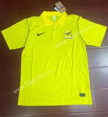2023-2024 Al Ittihad Saudi Yellow Thailand Polo Shirt-2282