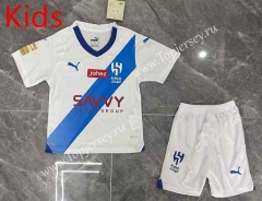 2023-2024 Al Hilal SFC Away White Kids/Youth Soccer Uniform-GB