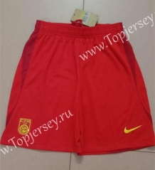 2022-2023 China PR Home Red Thailand Soccer Shorts