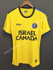 2023-2024 Maccabi Tel Aviv Yellow Thailand Soccer Jersey AAA-9171