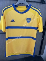 （S-4XL）2023-2024 Boca Juniors 2nd Away Yellow Thailand Soccer Jersey AAA-422