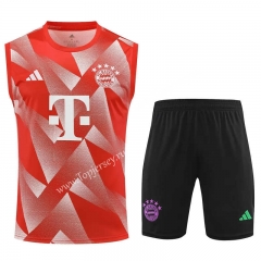 2023-2024 Bayern München Orange Thailand Soccer Vest Uniform-418