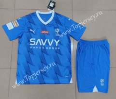 2023-2024 Al Hilal SFC Home Blue Soccer Unifrom-718