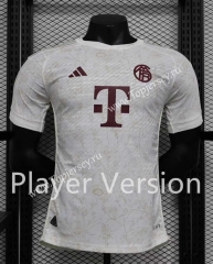 Player Version 2023-2024 Bayern München 2nd Away White Thailand Soccer Jersey AAA-888