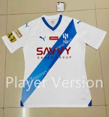 Player Version 2023-2024 Al Hilal SFC Away White Thailand Soccer Jersey AAA-5925
