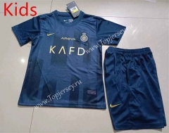 2023-2024 Al-Nassr FC Away Royal Blue Kids/Youth Soccer Unifrom-507