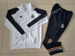 2023-2024 Real Madrid White Thailand Soccer Jacket Uniform-GDP