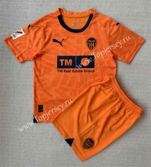 2023-2024 Valencia 2nd Away Orange Soccer Uniform-AY
