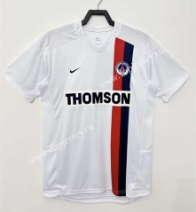 Retro Version 02-03 Paris Away White Thailand Soccer Jersey AAA-811