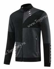 2023-2024 Black&Gray Thailand Soccer Jacket-LH