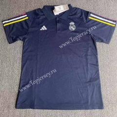 2023-2024 Real Madrid Royal Blue Thailand Polo Shirt-709