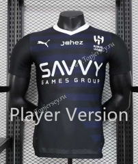 Player Version 2023-2024 Al Hilal SFC 2nd Away Black Thailand Soccer Jersey AAA-888