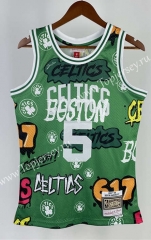 Retro Version 07-08 Boston Celtics Green #5 NBA Jersey-311