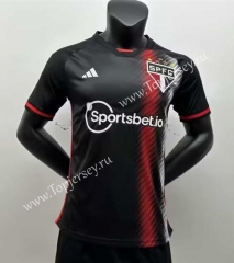 2023-2024 Sao Paulo Futebol Clube 2nd Away Black Thailand Soccer Jersey AAA-5177