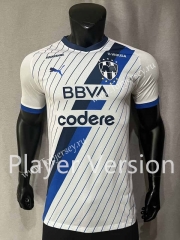 Player Version 2023-2024 Monterrey Away White Thailand Soccer Jersey AAA-4691