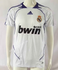 Retro Version 07-08 Real Madrid Home White Thailand Soccer Jersey AAA-503