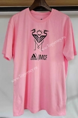 2023-2024 Inter Miami CF Pink Cotton T-shirt-4691