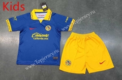 2023-2024 Club America Away Blue Kids/Youth Soccer Uniform-8679