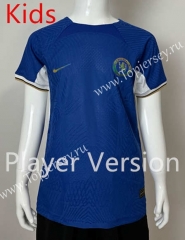 Player Version 2023-2024 Chelsea Home Blue Kid/Youth Soccer Jersey-SJ