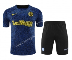 2023-2024  Inter Milan Royal Blue Thailand Soccer Uniform-418