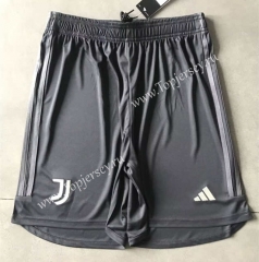 2023-2024 Juventus 2nd Away Black Thailand Soccer Shorts-2886