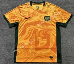 2023-2024 Australia Home Yellow Thailand Soccer Jersey AAA-4927