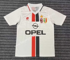 Retro Version 1995 AC Milan White Thailand Soccer Jersey AAA-2282